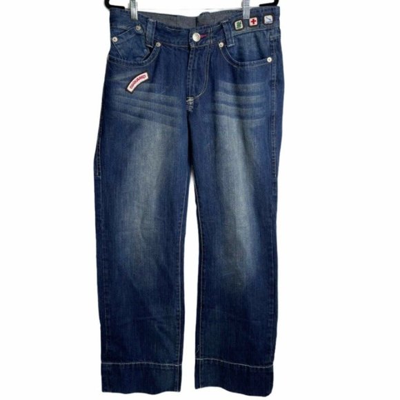 DSQUARED2 Other - DSQUARED2 DC/DC Jeans Patches Distressed Wide Leg